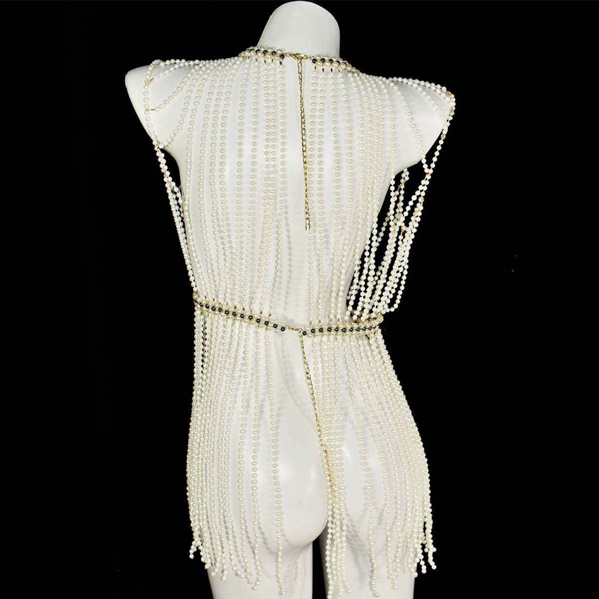Vestido clásico largo con borl - Body Jewelry Retainers reseña y precio