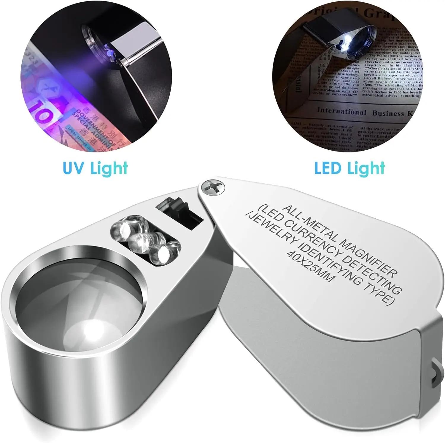 Lupa de joyero con aumento de  - Body Jewelry Repair reseña y precio