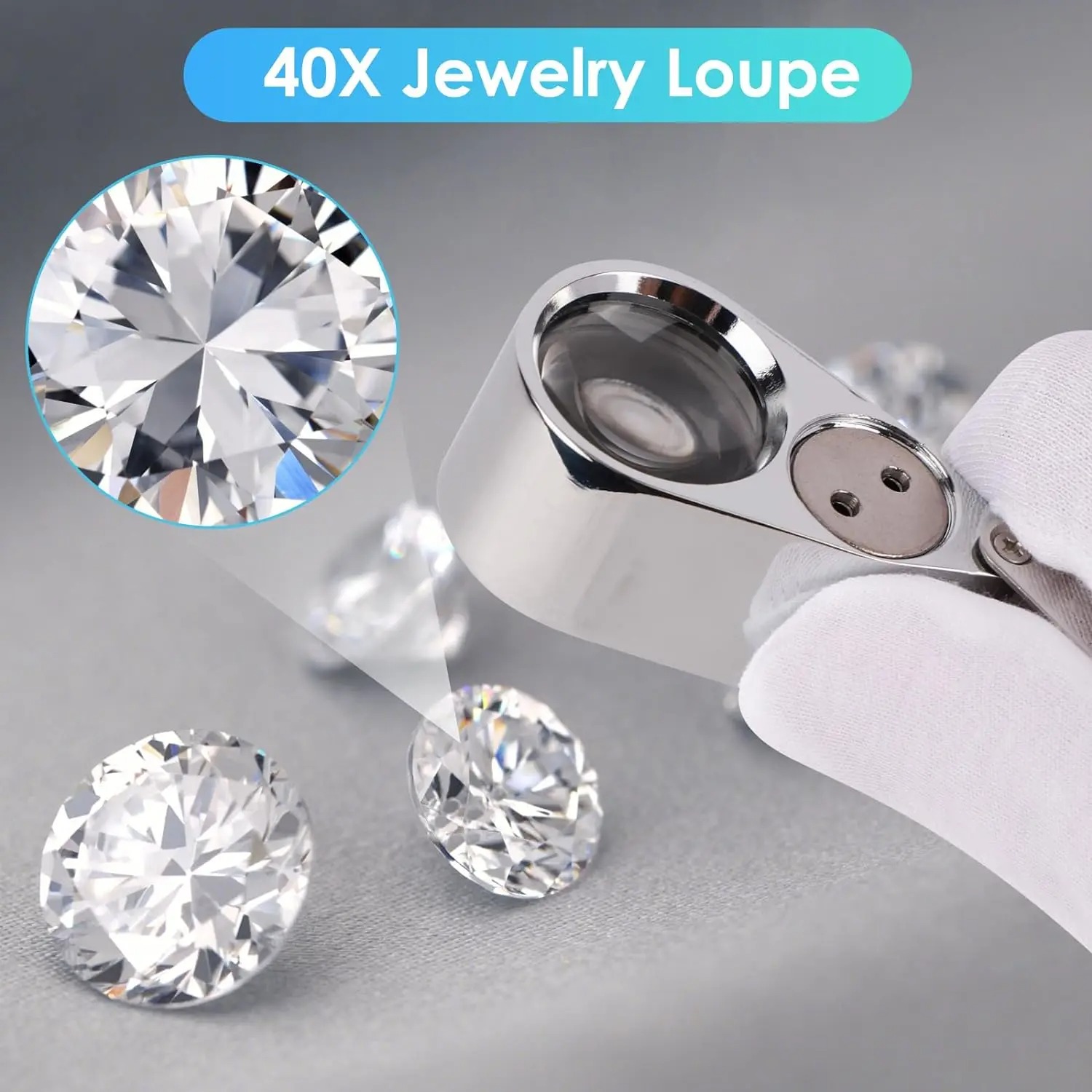 Lupa de joyero con aumento de  - Body Jewelry Repair reseña y precio