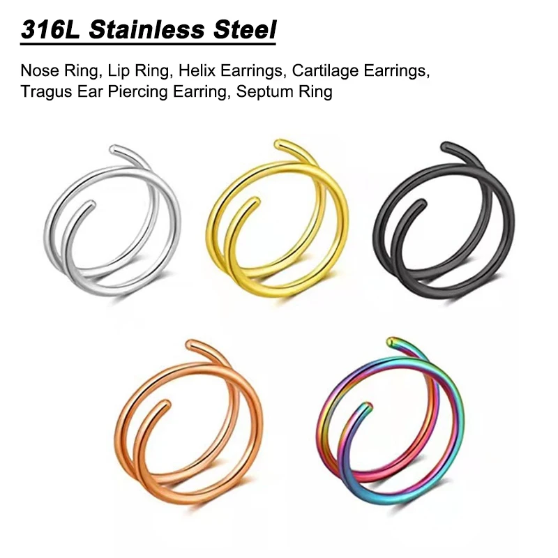 6 unidades/lote, 20G, aro para - Body Jewelry Surgical Steel reseña y precio
