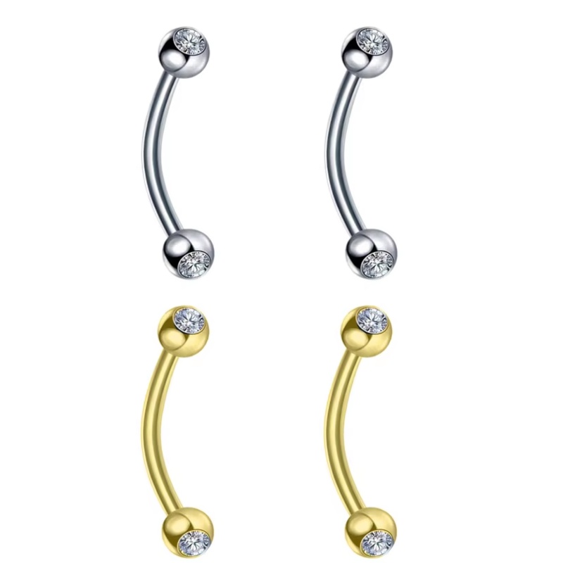 2 piezas de joyería corporal,  - Body Jewelry Surgical Steel reseña y precio
