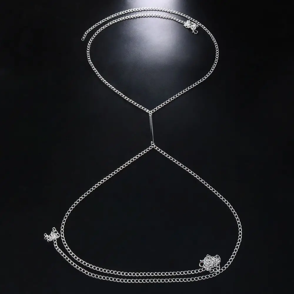 Arnés de cadena de pecho de Me - Body Jewelry Retainers reseña y precio