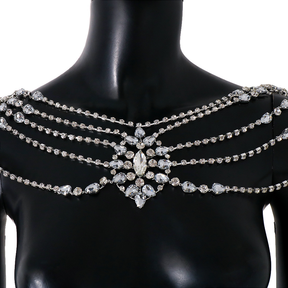 Collar de cadena de hombro nup - Body Jewelry Necklace reseña y precio