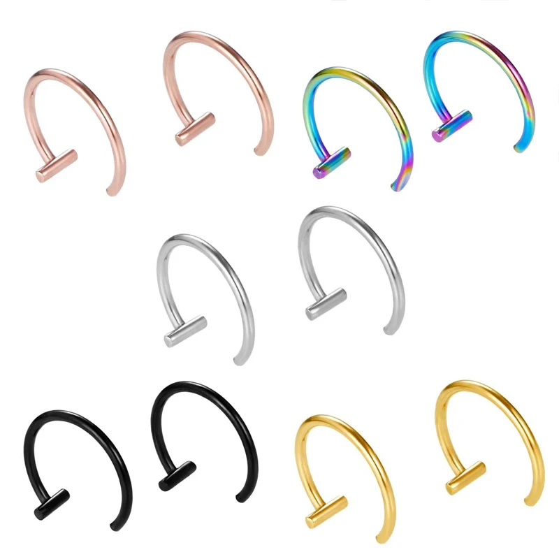 5 piezas de joyería para pierc - Body Jewelry Surgical Steel reseña y precio