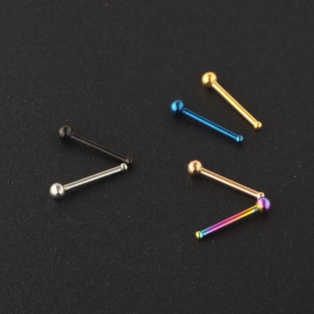 6 piezas de 20G, 316L, acero q - Body Jewelry Surgical Steel reseña y precio